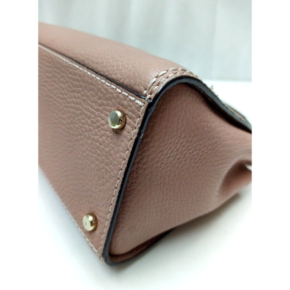 Kate Spade New York Dunne Lane Lake Nude Pebbled Leather Top Handle Satchel Bag - Picture 15 of 15